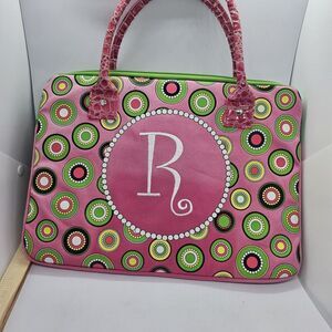 MSC Mainstreet Collection Initial "R"‎ Laptop/Tote Bag 15x11